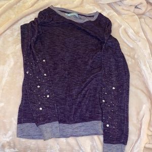 Purple sequin tunic. Super soft and comfy